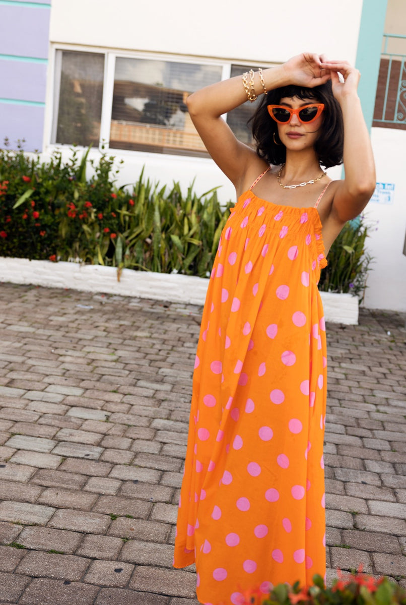 Polka Dot Midi Dress– pītusa