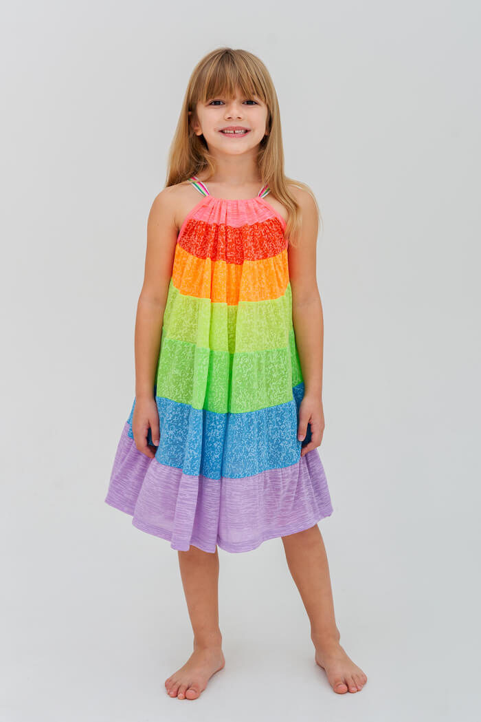 Kids Popsicle Halter Dress ptusa