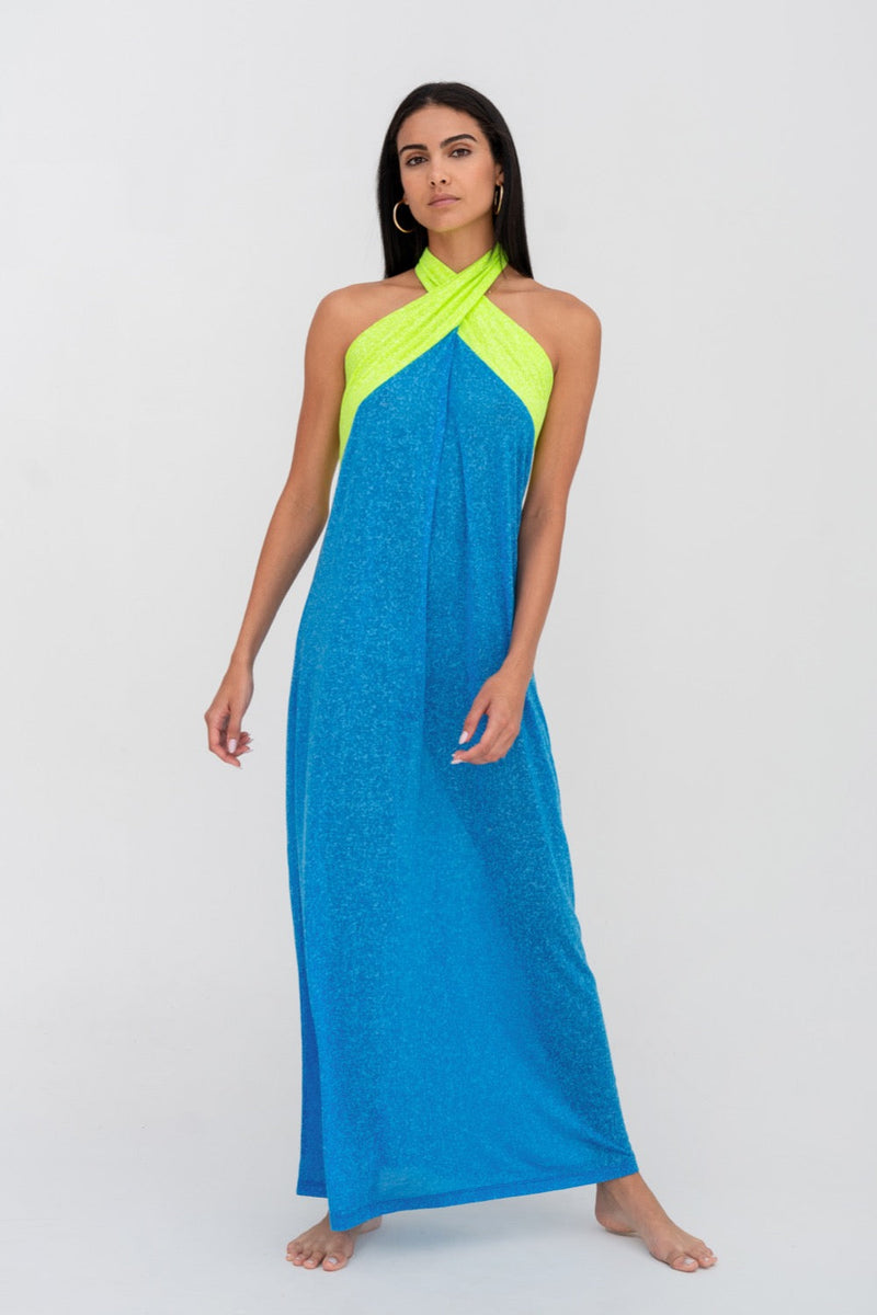 Crossover Halter Dress ptusa Crossover Halter Dress ptusa