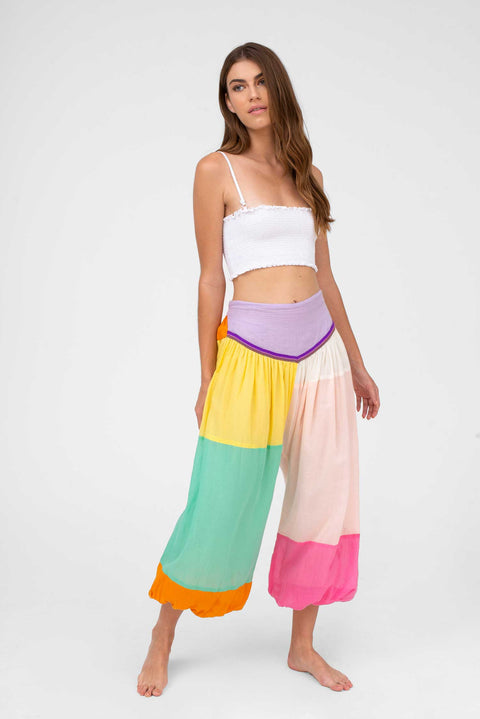 Aladdin Color Patch Pant