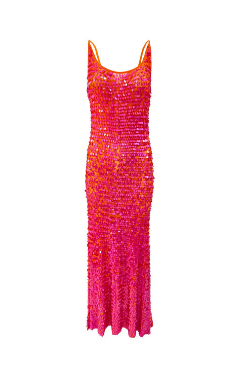 Ariel Sequin Slip Dress