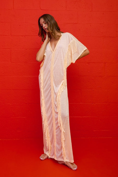 Braided Fringe Abaya