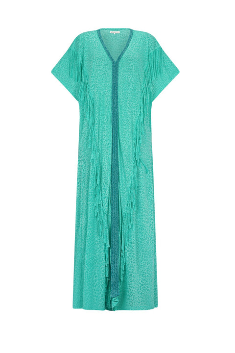 Braided Fringe Abaya