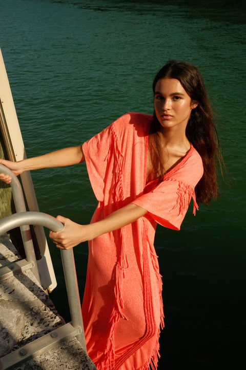 Braided Fringe Abaya