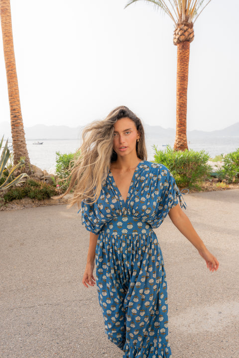 Block Print Clara Dress