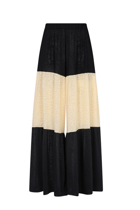 Colorblock Palazzo Pants