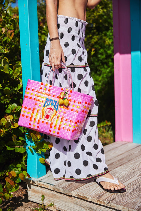 Tote reciclado Mercedes Salazar x pitusa