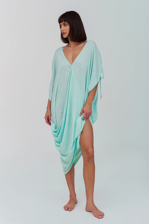 Robe drapée Juno