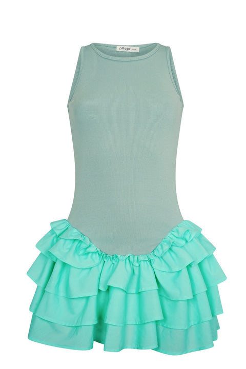 Jupiter Ruffled Mini Dress