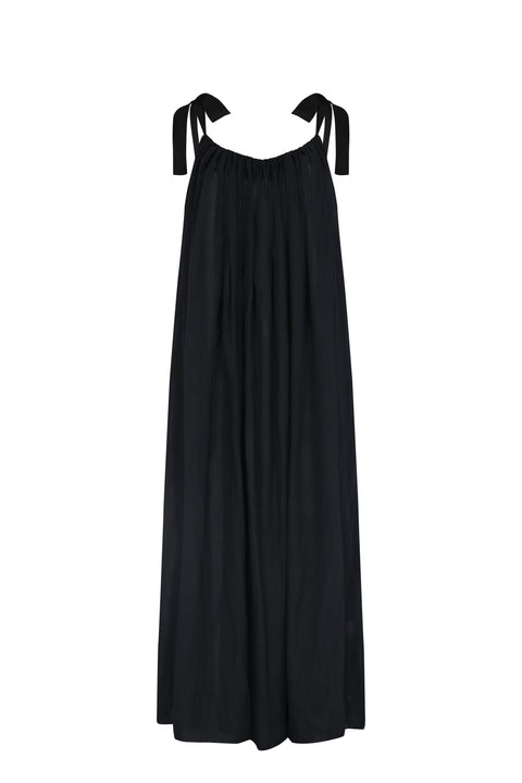 Low Back Satin Strap Maxi