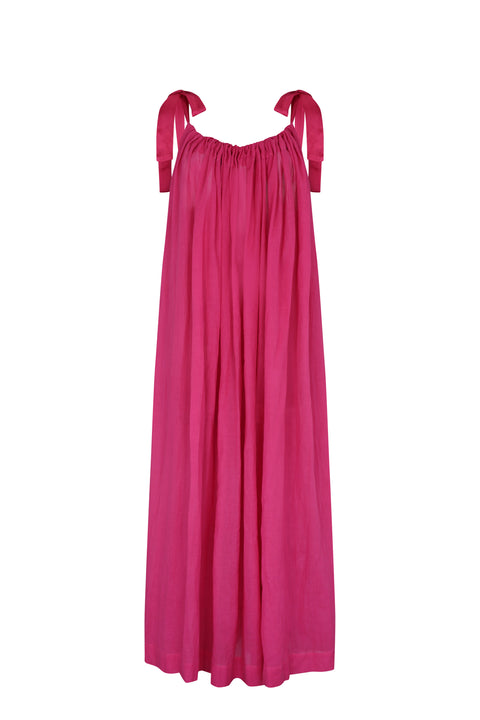Low Back Satin Strap Maxi