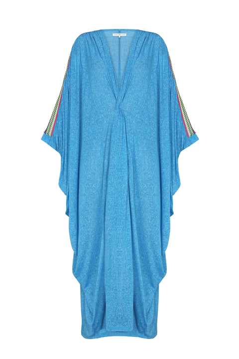 Mesh Twist Front Kaftan