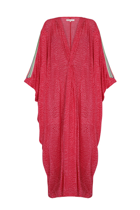 Mesh Twist Front Kaftan
