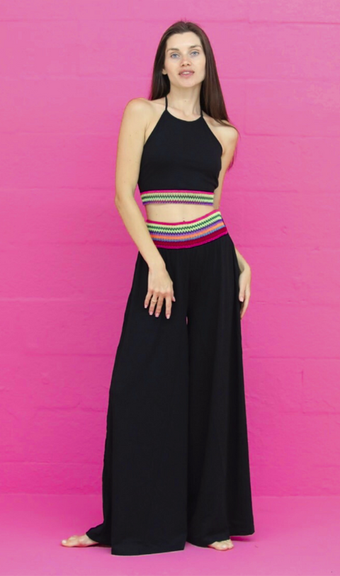 Pima Halter Top and Pant Set