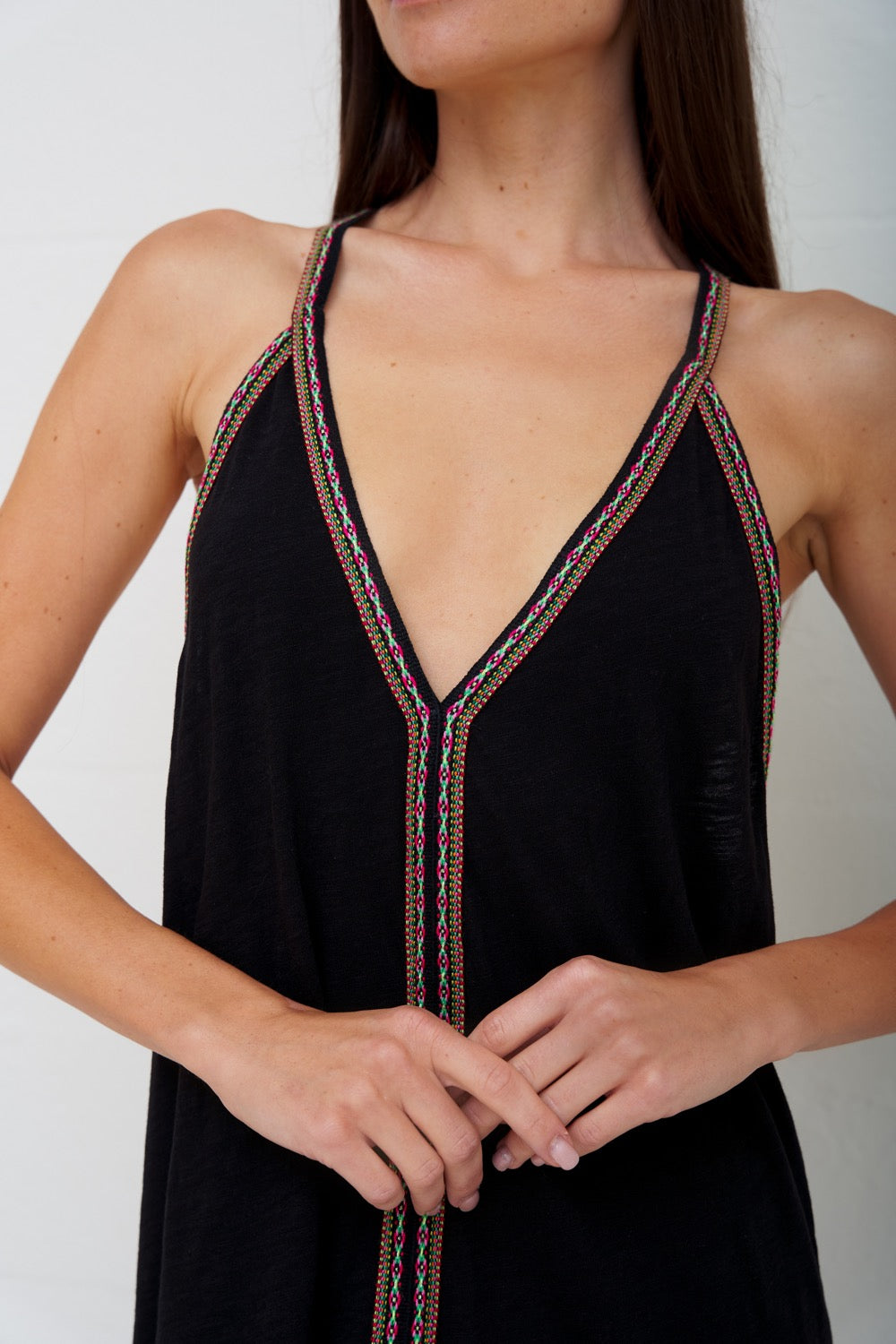 Pitusa - Monochromatic Pima Sundress - Teal main image 0