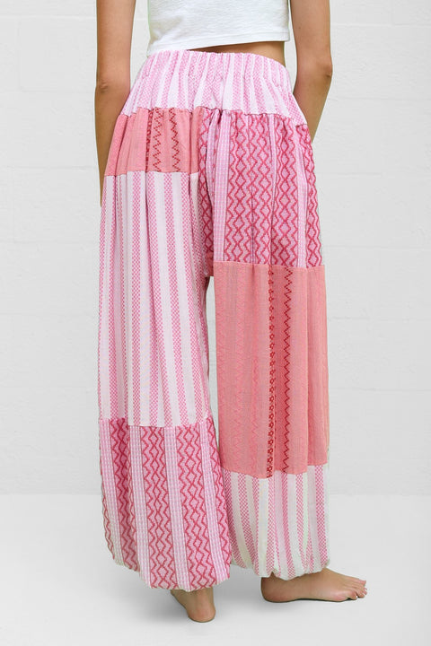 Patchwork Aladdin Pants