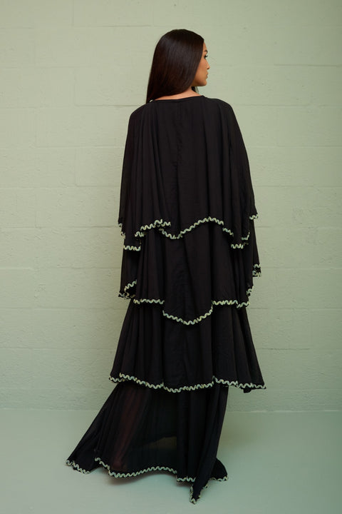 Soleil Beaded Tiered Kaftan