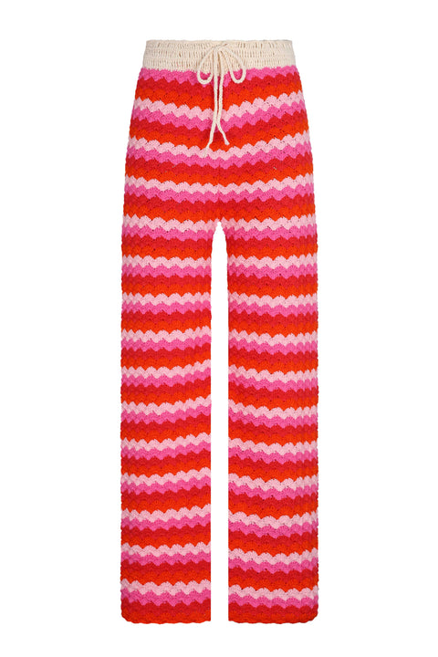 Shell Waves Crochet Pants