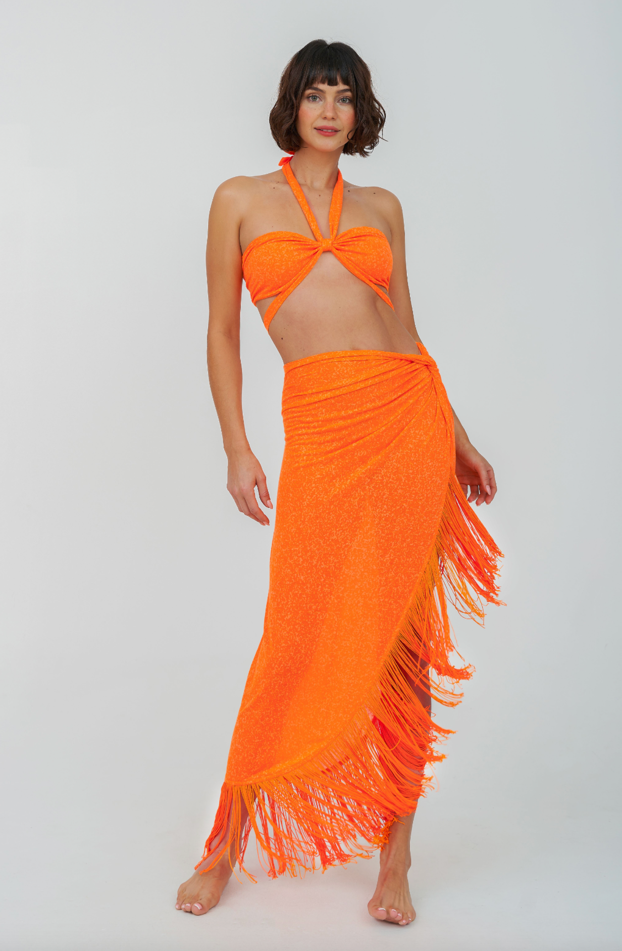 Fringed Sarong Skirt– pītusa - Main Image