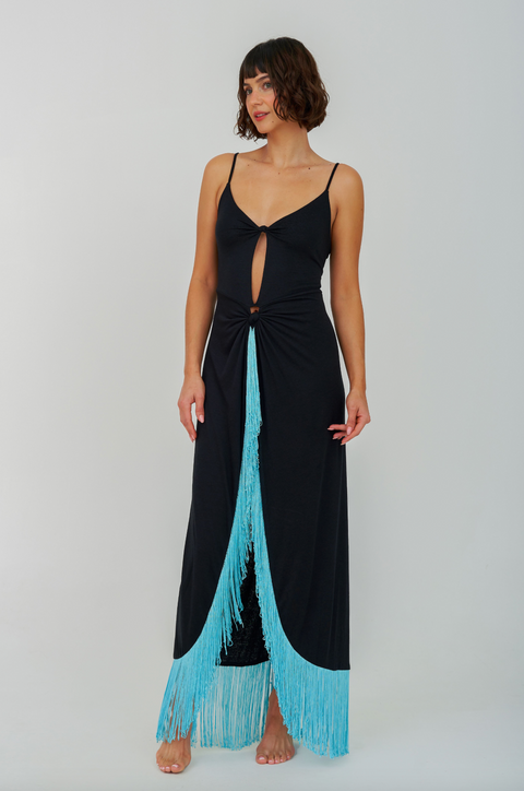 Knotted Cutout Dress