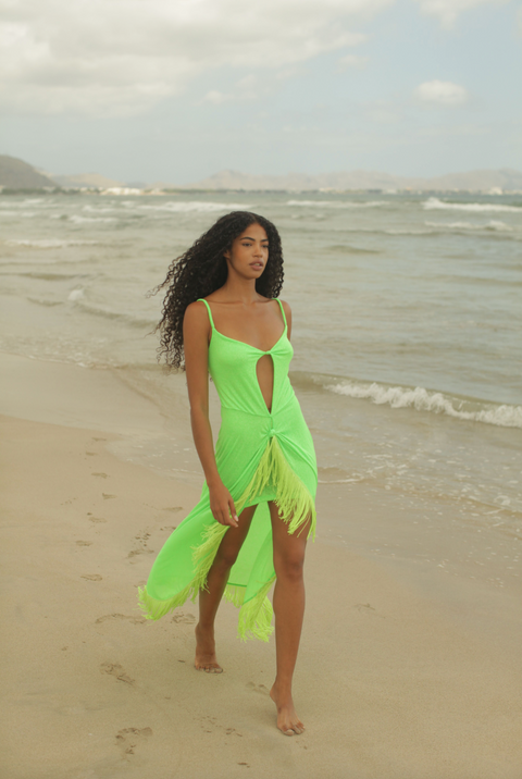 Knotted Cutout Dress