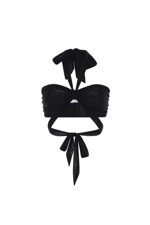Double Tie Bandeau Top