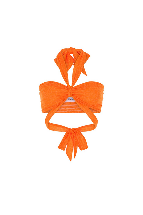 Double Tie Bandeau Top