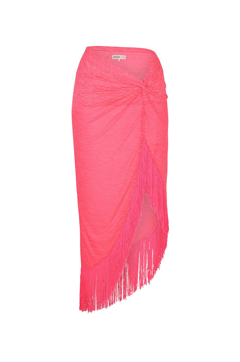 Fringed Sarong Skirt
