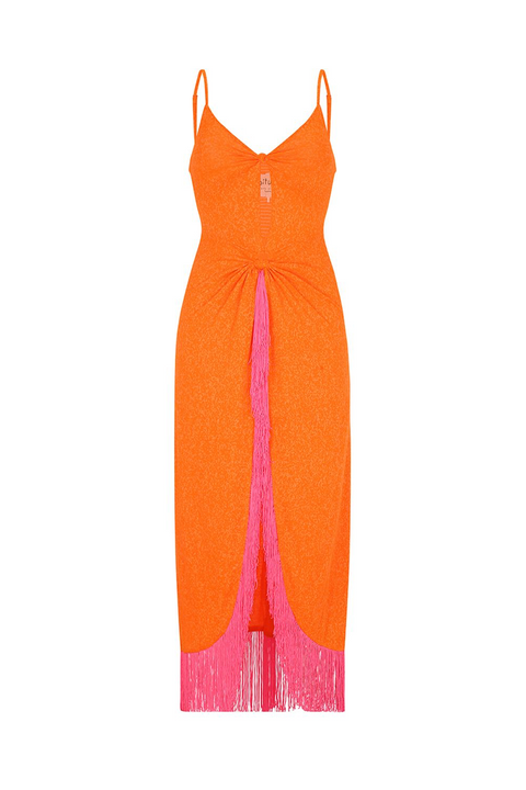 Knotted Cutout Dress