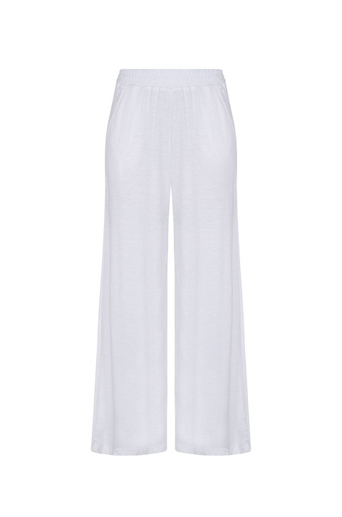 Pima One Shoulder Fringed Top & Pant Set