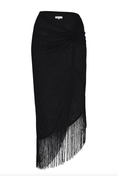 Fringed Sarong Skirt