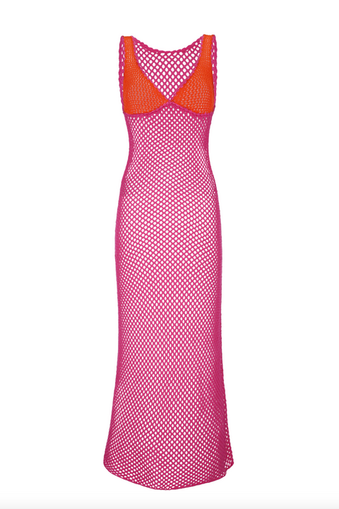Crochet Colorblock Siren Dress