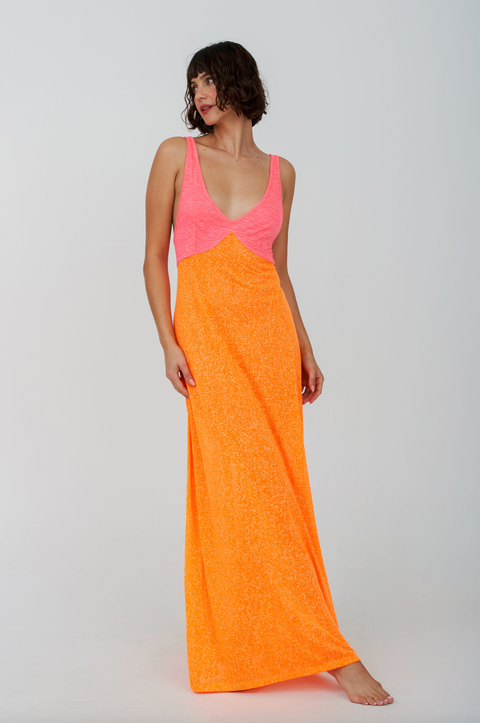 Colorblock Siren Dress