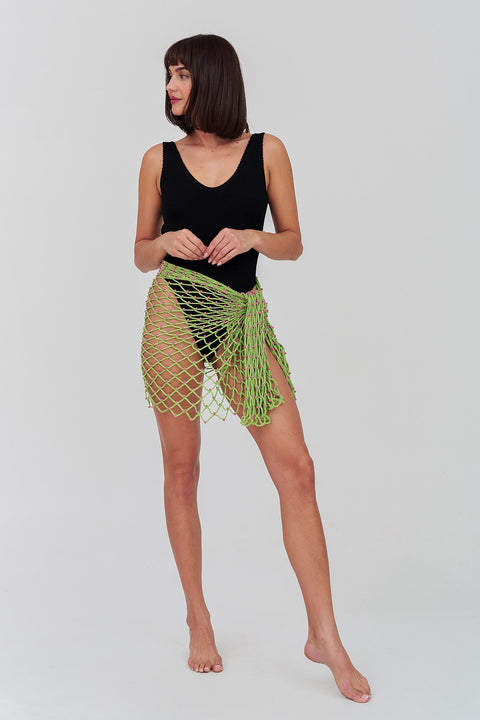Beaded Crochet Sarong
