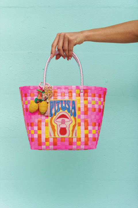 Tote reciclado Mercedes Salazar x pitusa