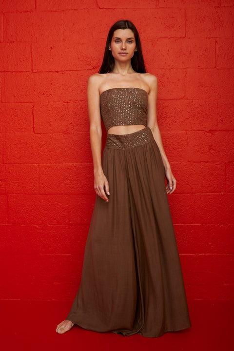 Sequin Palazzo Pants