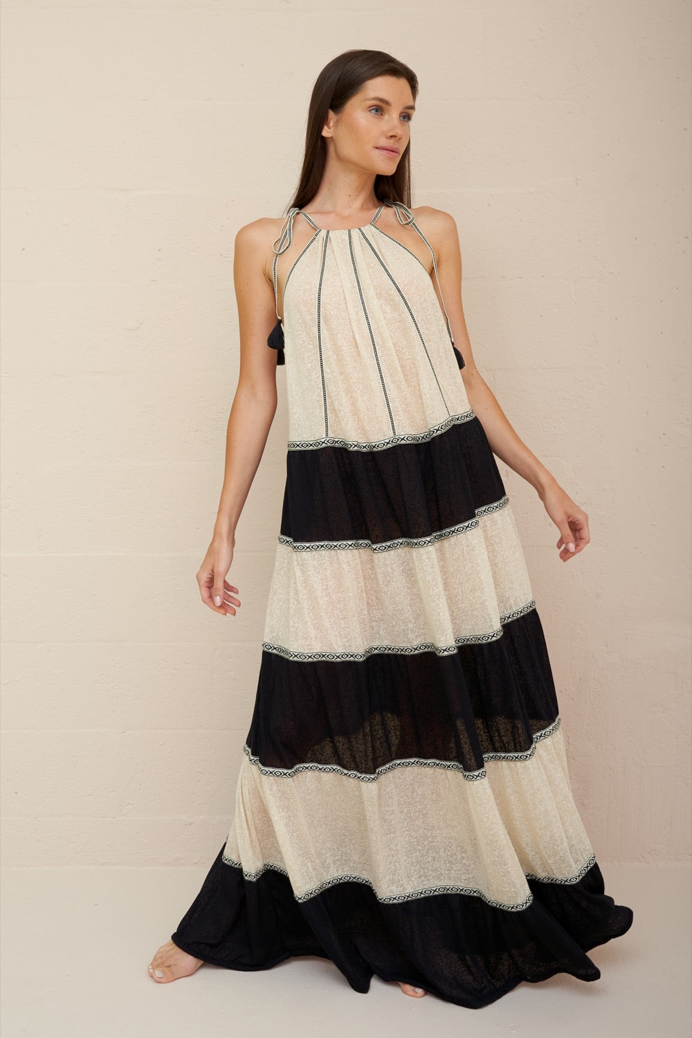green emerald velvet dress Aegean Tiered Dress– pītusa