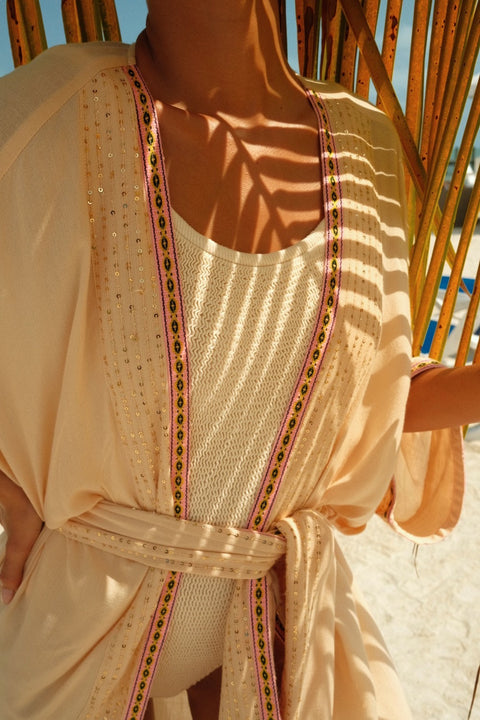 Vanessa Sequin Kimono