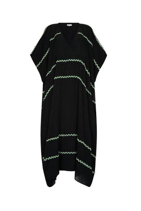 Zigzag Beaded Kaftan