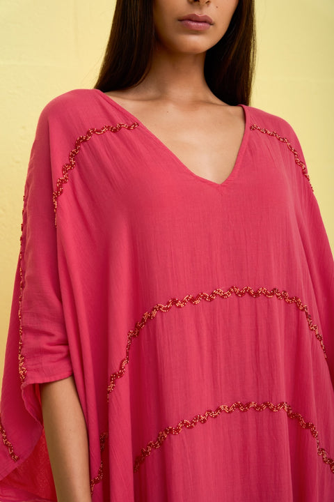 Zigzag Beaded Kaftan
