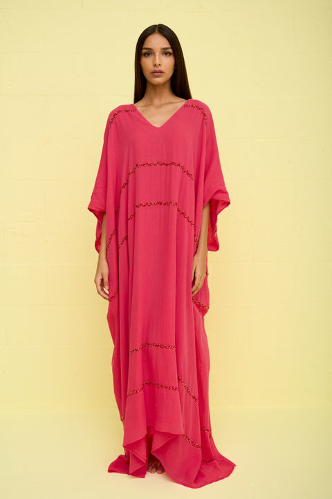 Zigzag Beaded Kaftan
