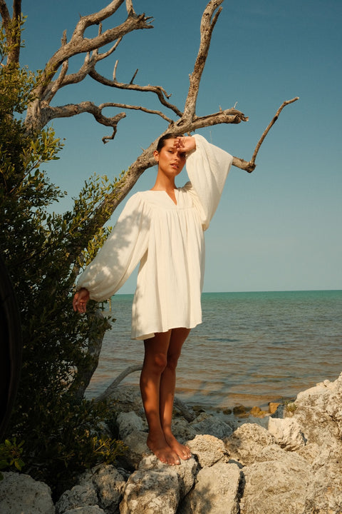 Boho Sleeve Mini Dress