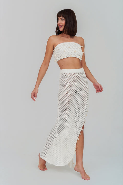 Puka Shell Crochet Top