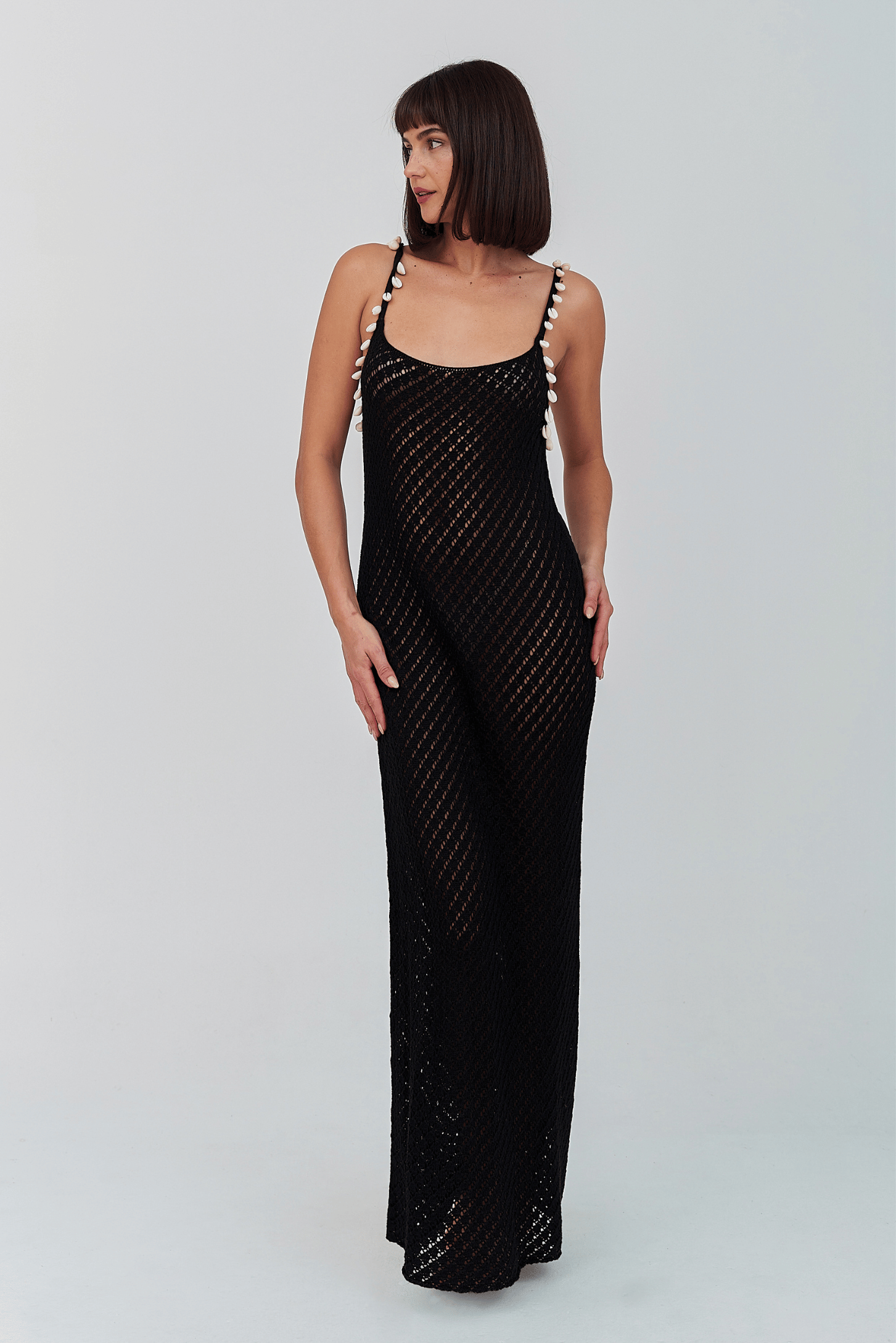 Puka Shell Crochet Dress– pītusa