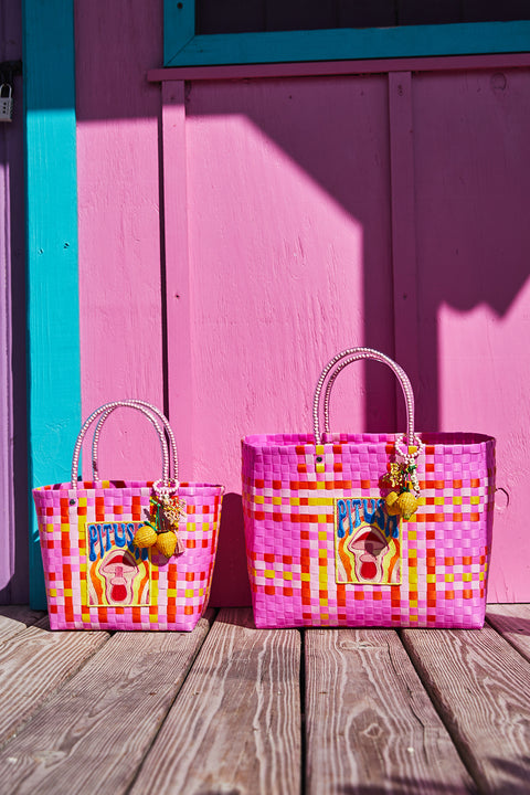 Tote reciclado Mercedes Salazar x pitusa