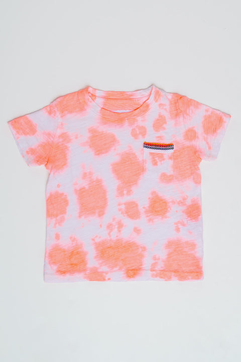 Kids Tie Dye Pocket T-Shirt