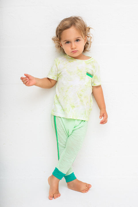 Kids Tie Dye Pocket T-Shirt