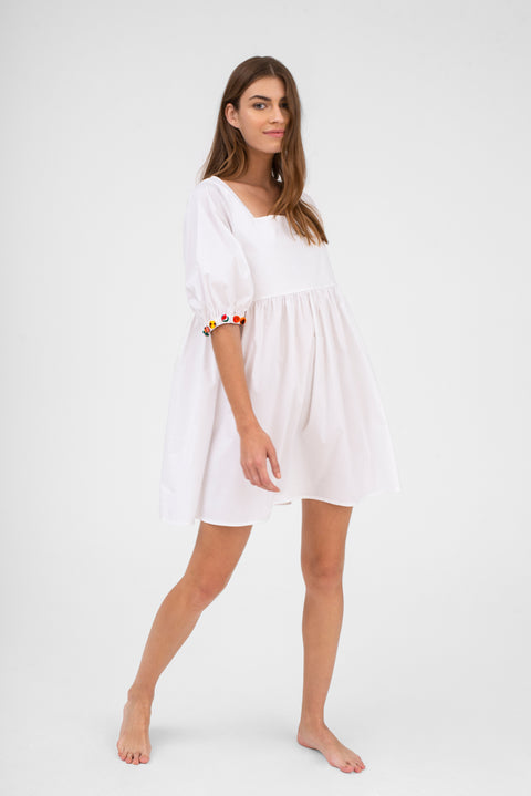 Robe à pompons Havane