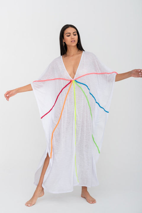 Caftán trenzado delantero