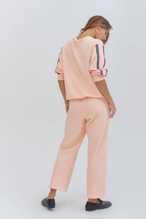 Conjunto de pantalón y jersey de manga corta 